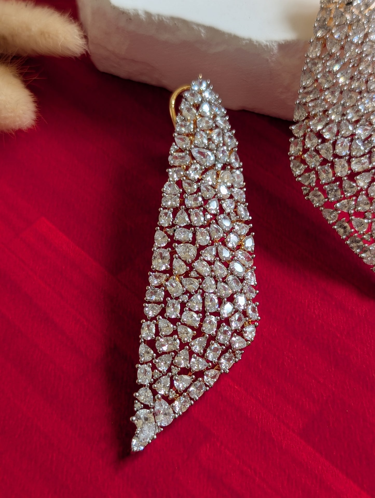 Aafreen Tapered Crystal Drops