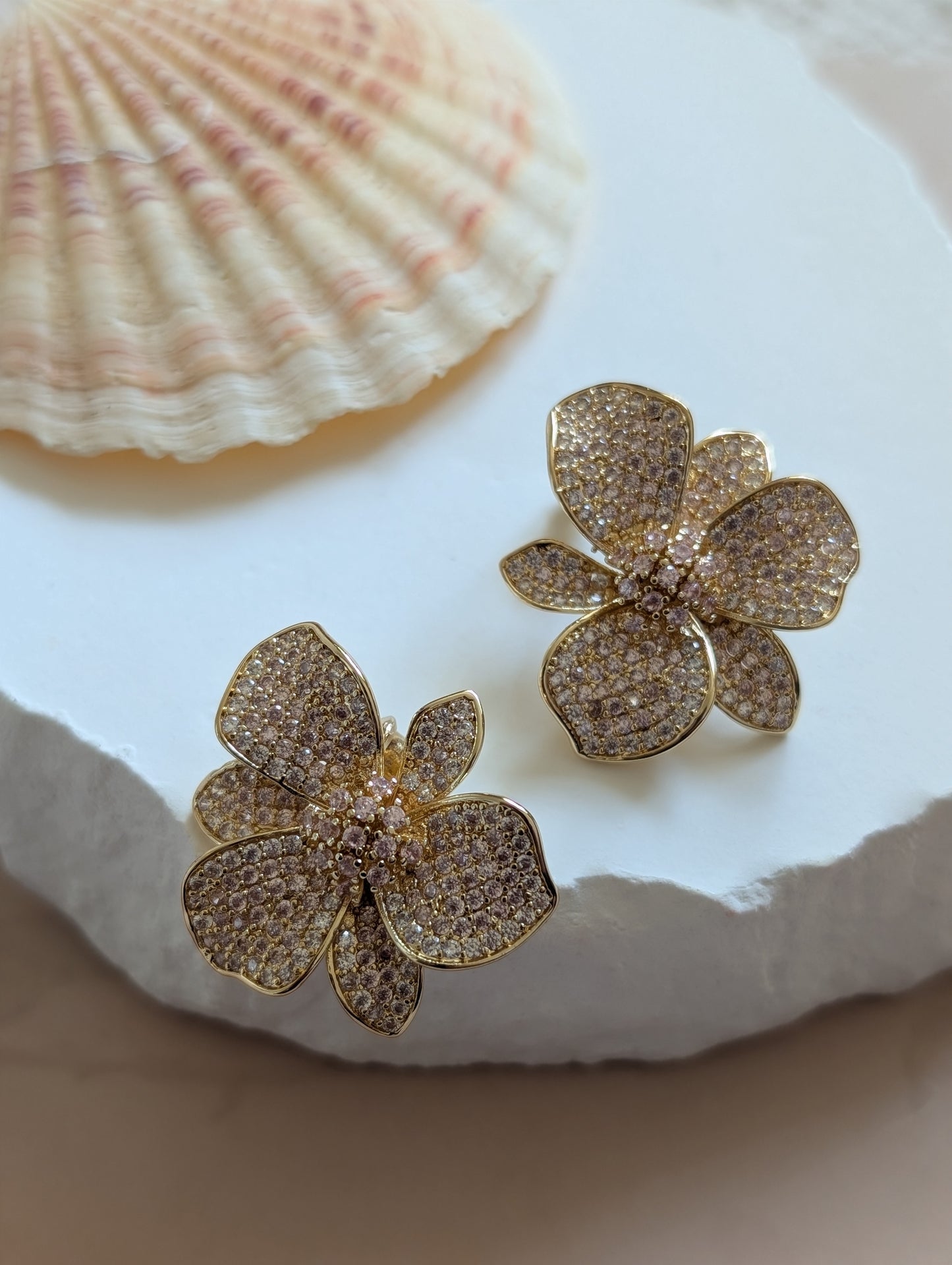 Zahra Radiant Bloom Studs