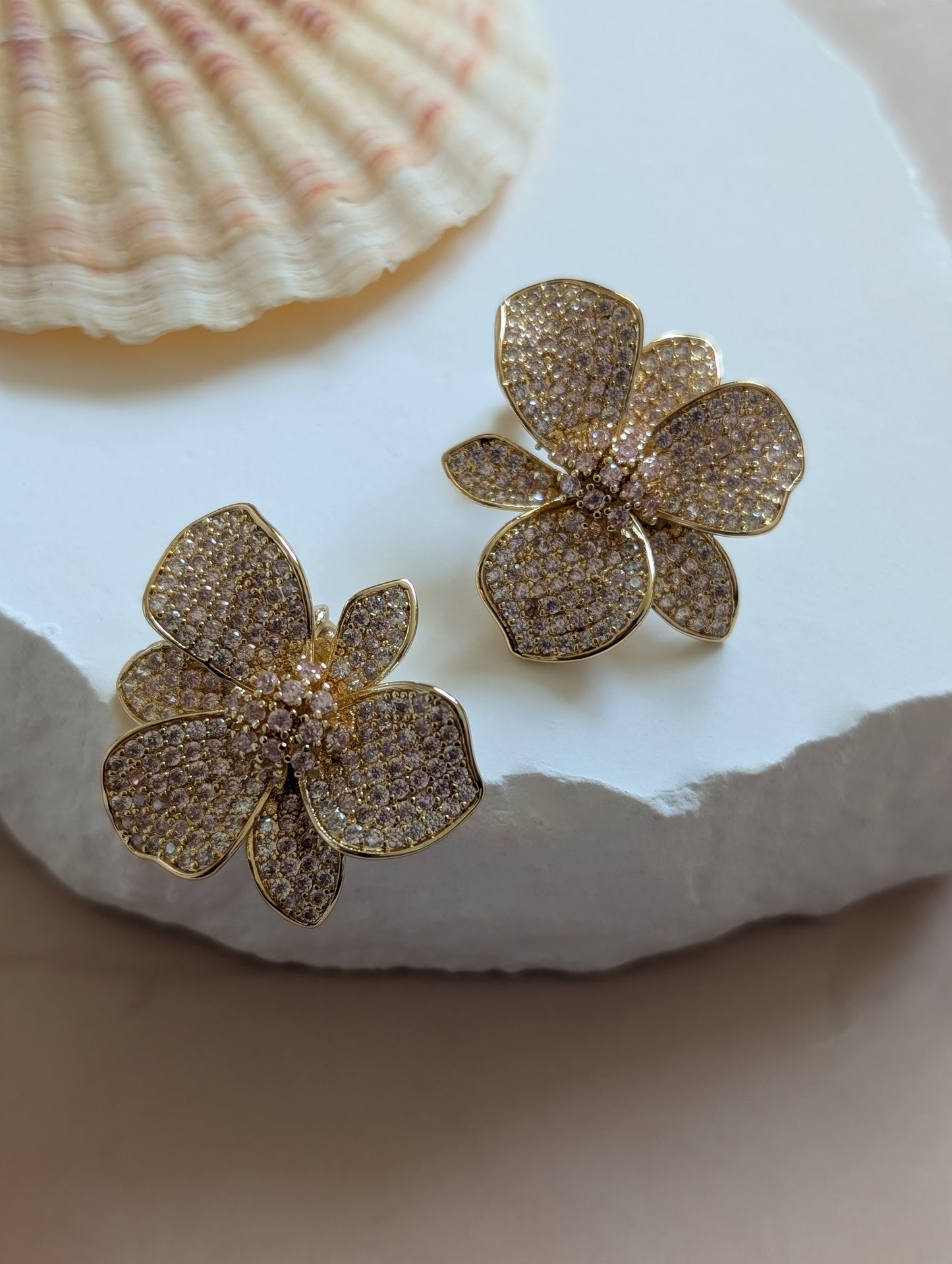 Zahra Radiant Bloom Studs
