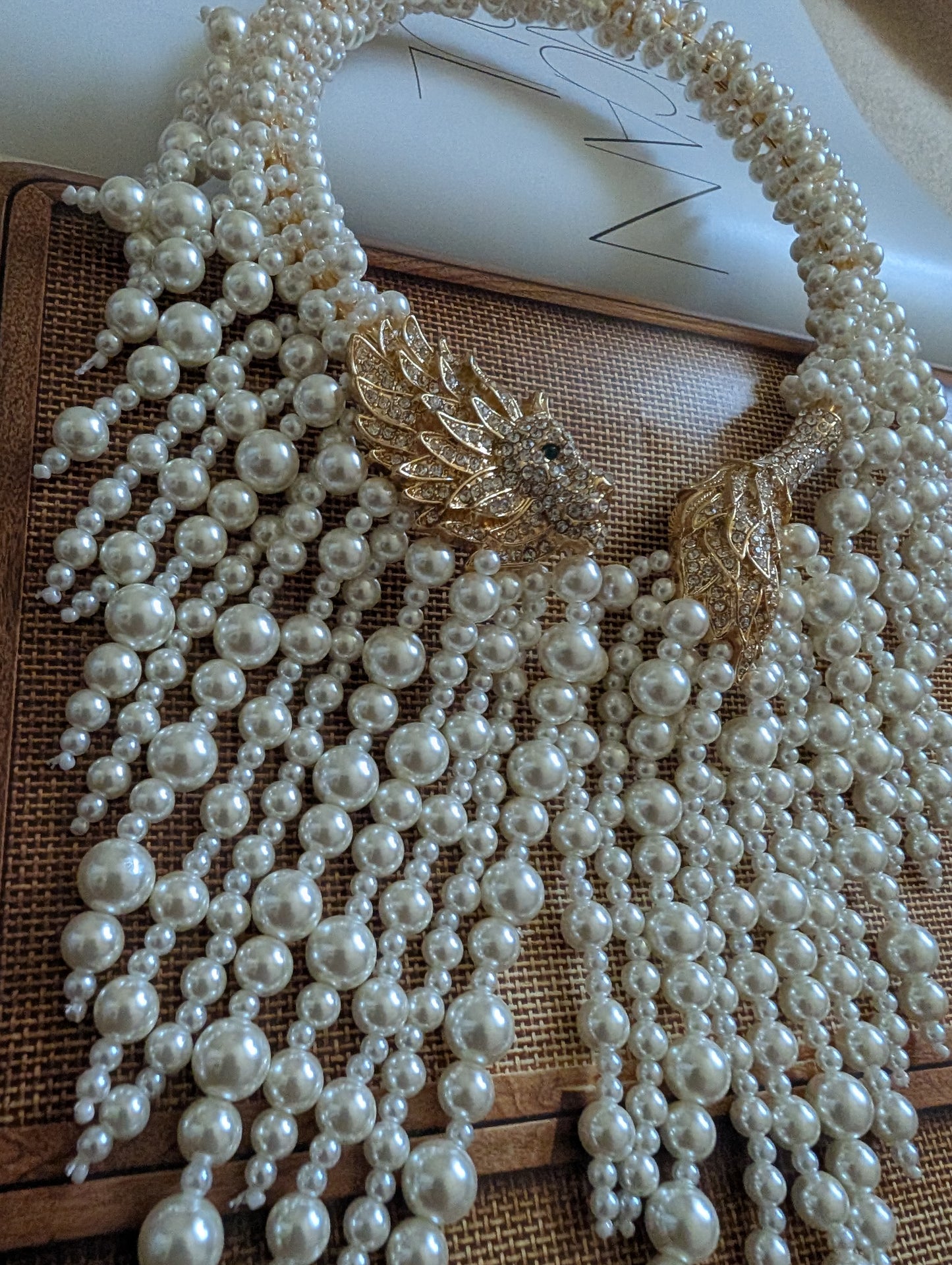 Regal Cascade Pearl Choker