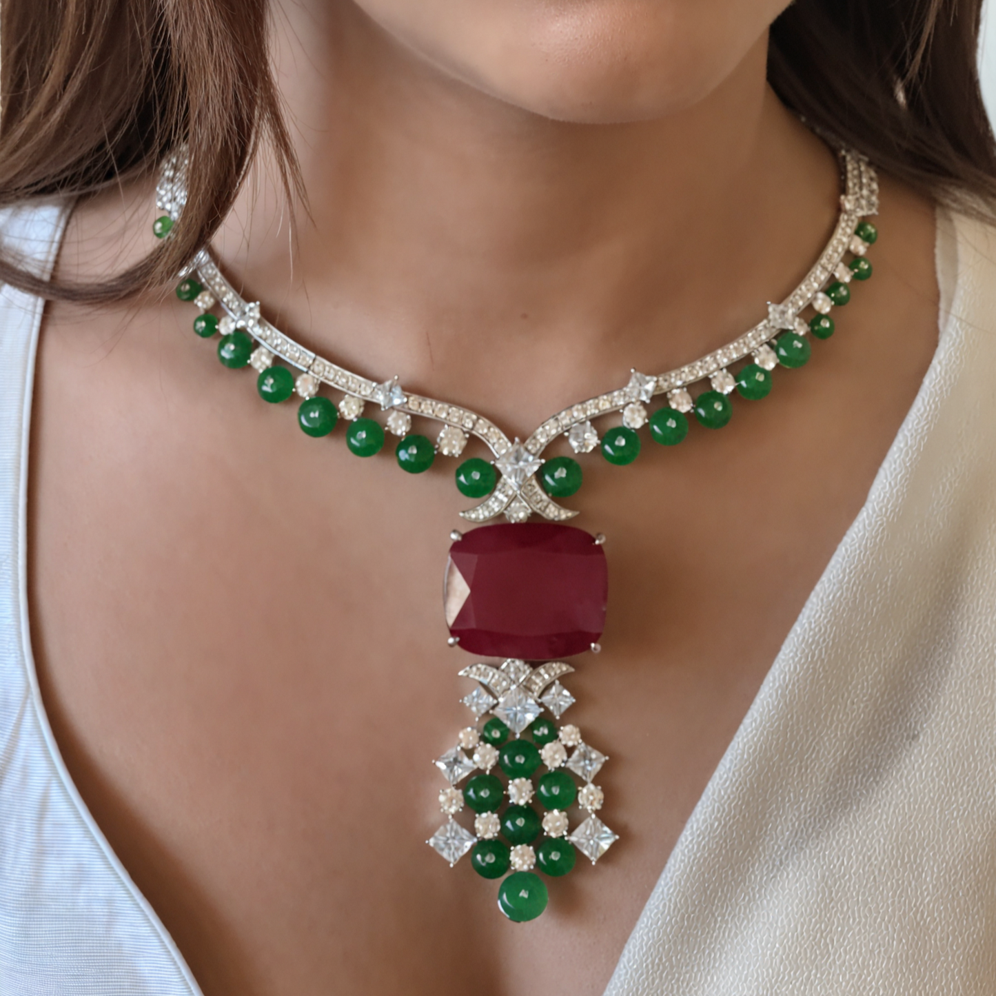 ZYVA - The Emerald Ruby Cascade Scarlet Majesty