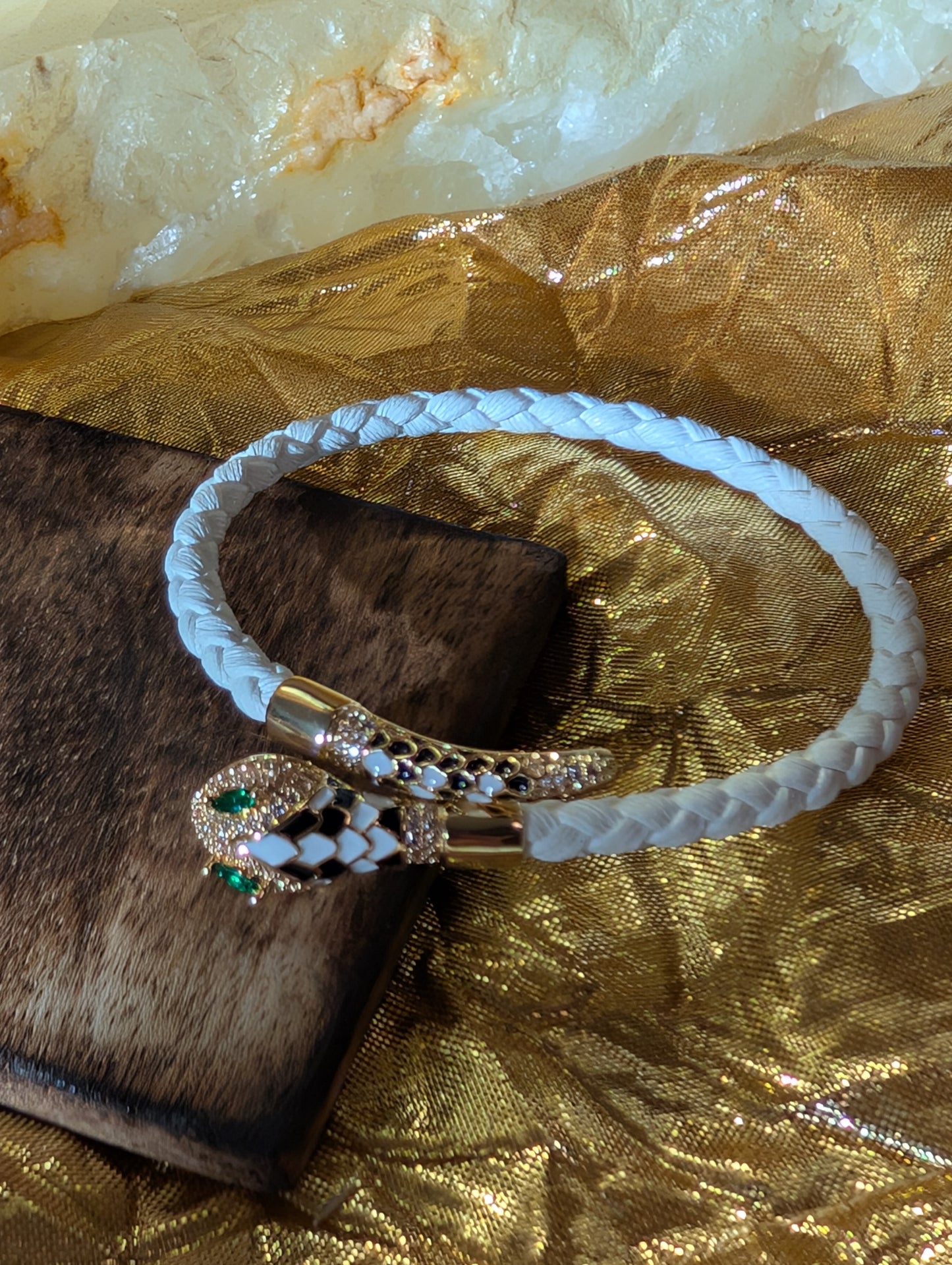 Serpent's Whisper Bangle