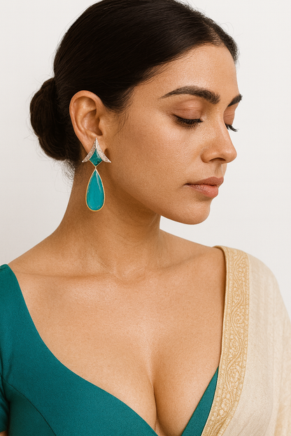Teal Majesty – Enchanted Emerald Jewelry Ensemble
