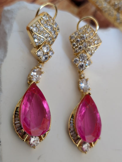Exquisite Gemstone Necklace & Earring Set