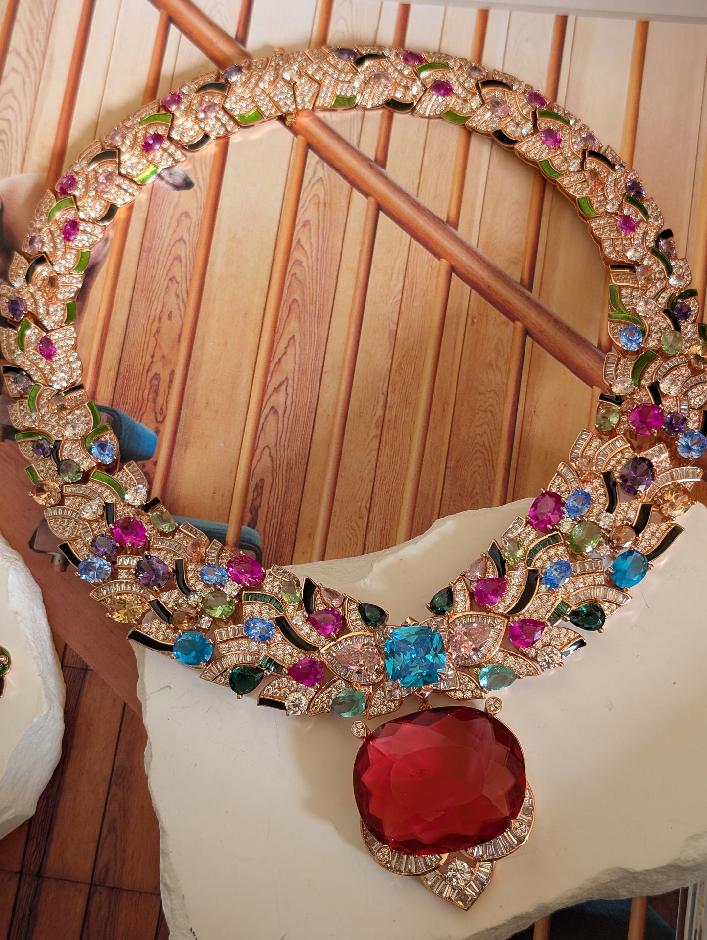 Radiance Multicolor Gemstone Necklace Set