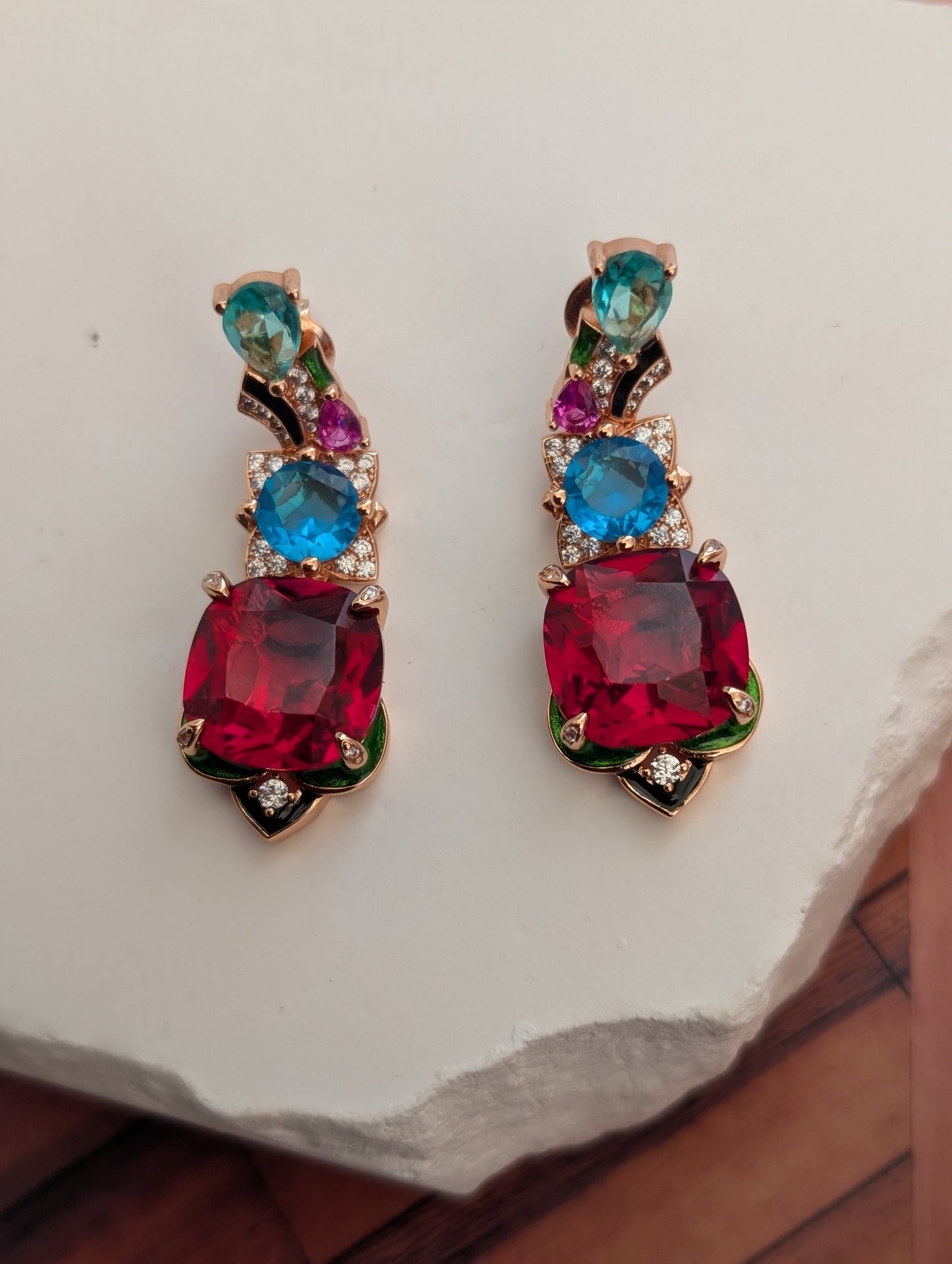 Radiance Multicolor Gemstone Necklace Set
