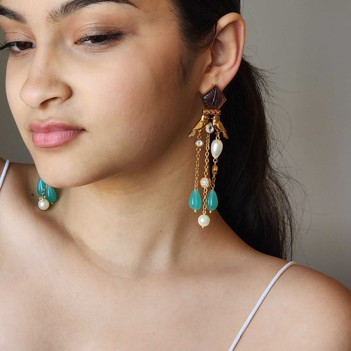 Amy Turquoise Dangler Earrings