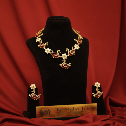 Designer Inspired -  Cygnet Necklace Set - Midas Touch Jewelry