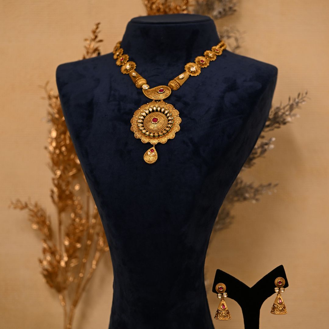 Vastara Authentic Gold Plated Necklace - Midas Touch Jewelry