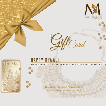 Diwali Gift Card - Midas Touch Jewelry