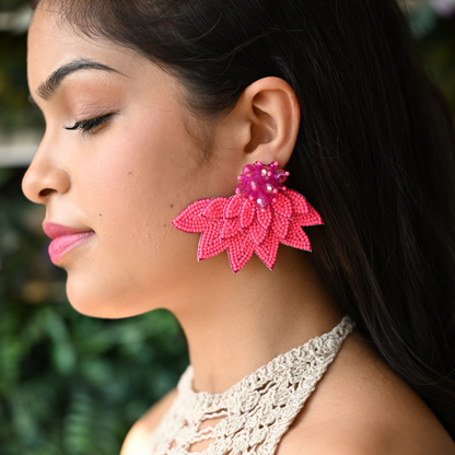 Artisanal Padma Earrings - Midas Touch Jewelry