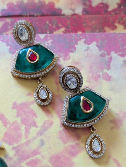 Regal Peacock Kundan Necklace