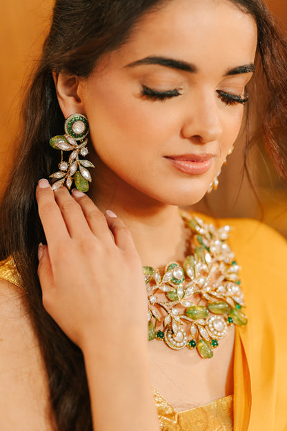 The Liora Polki Necklace Set