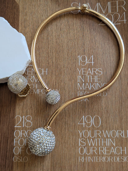 Crystal Sphere Statement Set