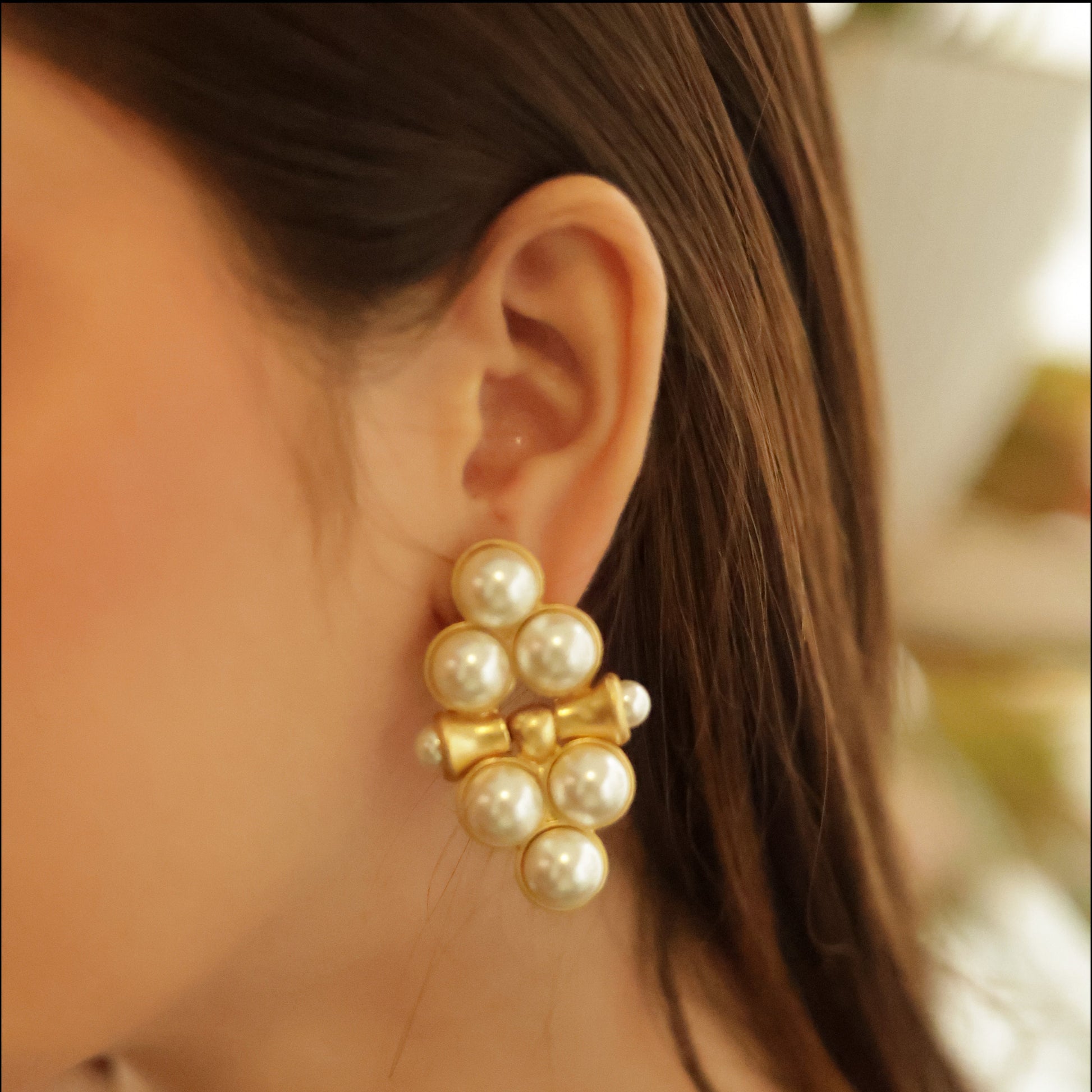 Belka Pearl Earrings - Midas Touch Jewelry