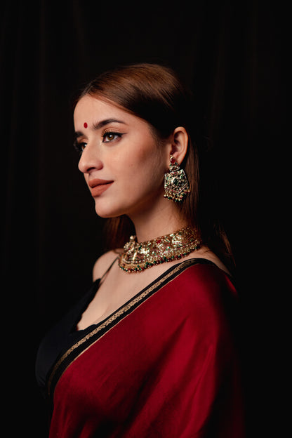 Aarohi Temple Choker Set