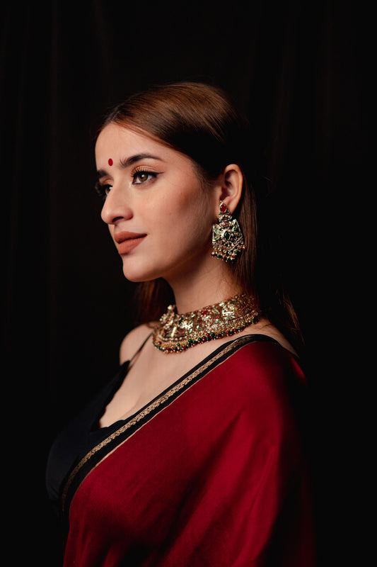 Aarohi Temple Choker Set
