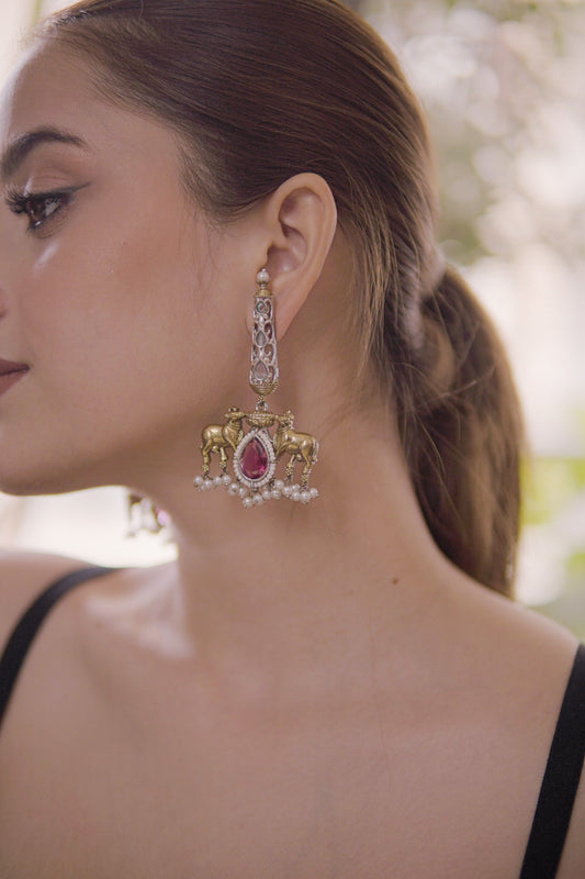 Nandika Motif Earrings