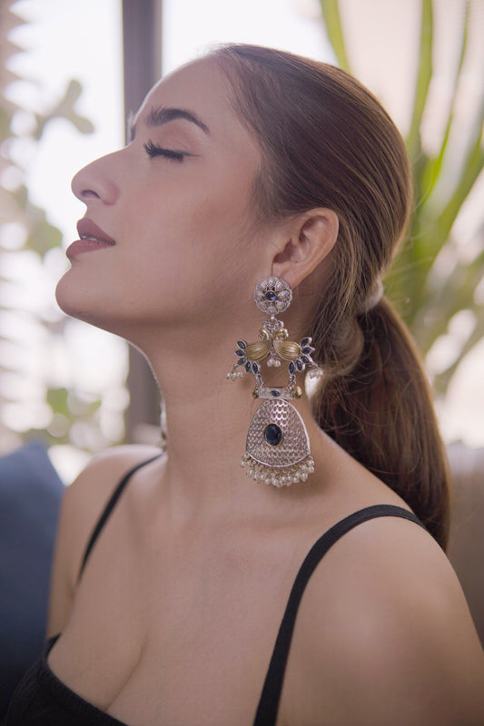 Riyaar Peacock Heritage Earrings