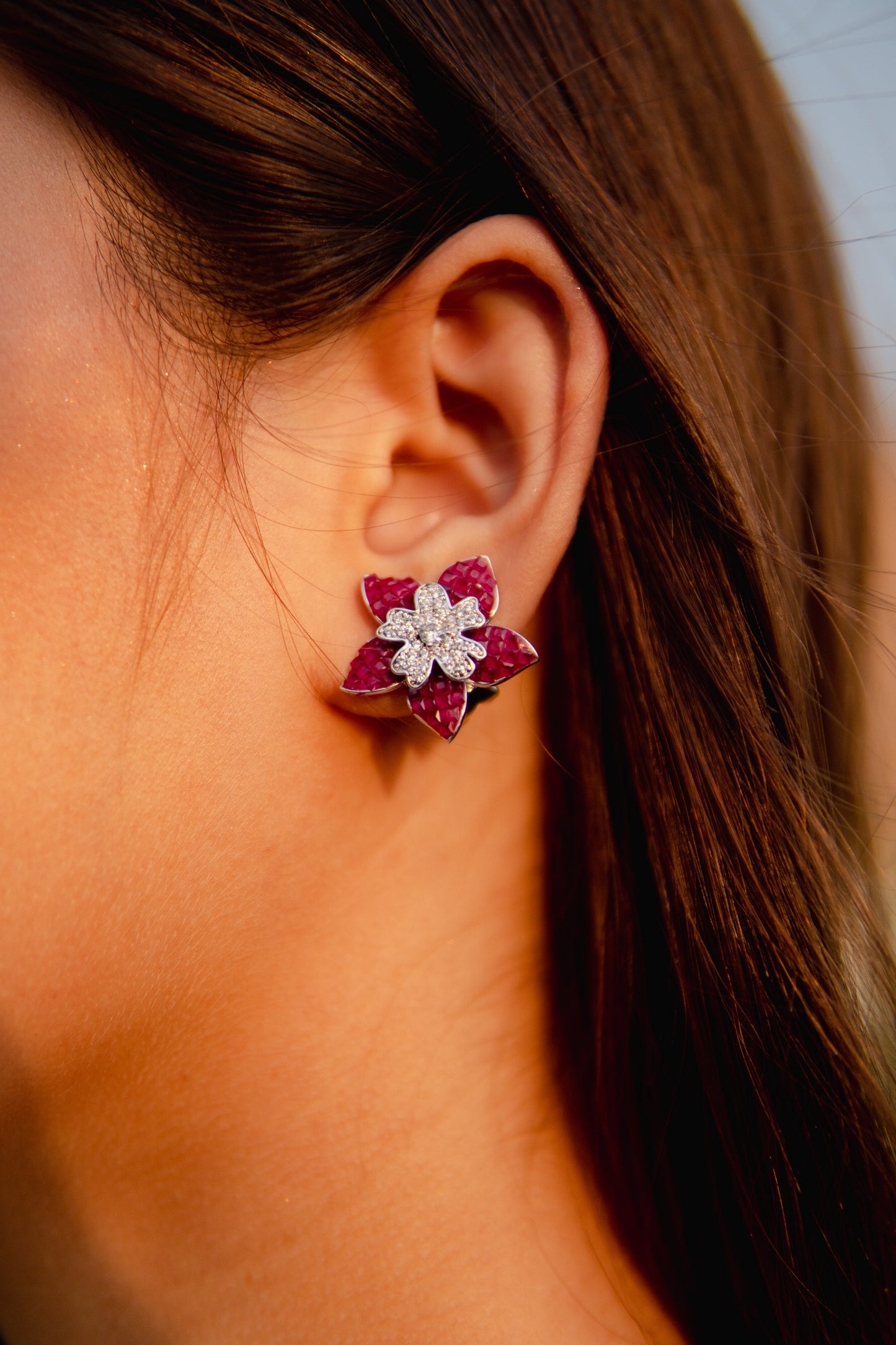 Seraphina Ruby Cascade Set