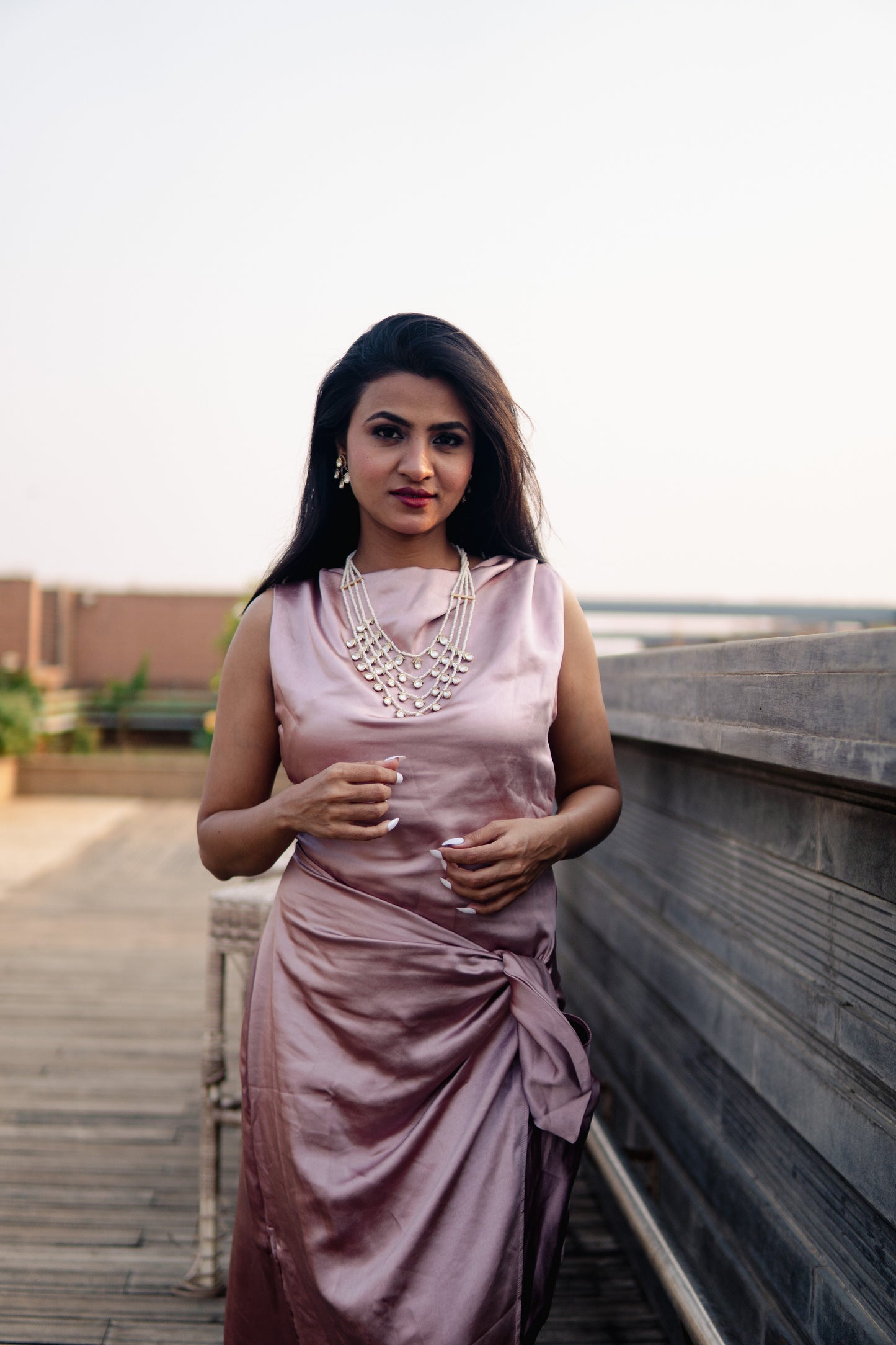 Sitara Kundan Cascade Necklace