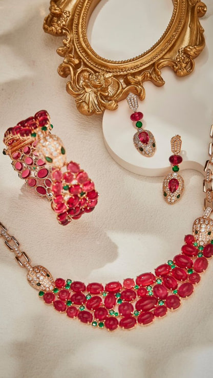 Crimson Majesty Set (With Bracelet)