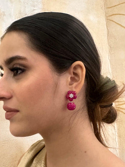 Eva Bloom Drop Earrings