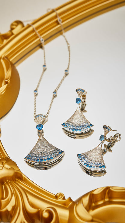 Azure Symphony Parure Necklace