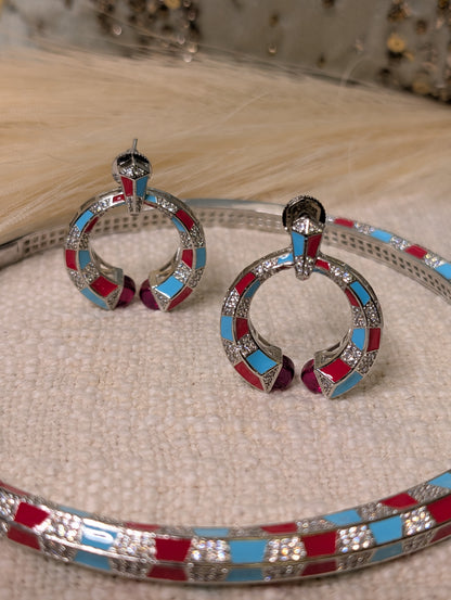 Venetian Mosaic Necklace Set