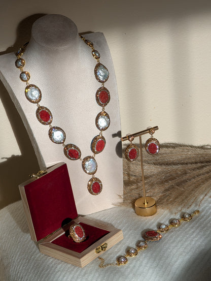 Regalia Opulent Enamel Jewelry Set