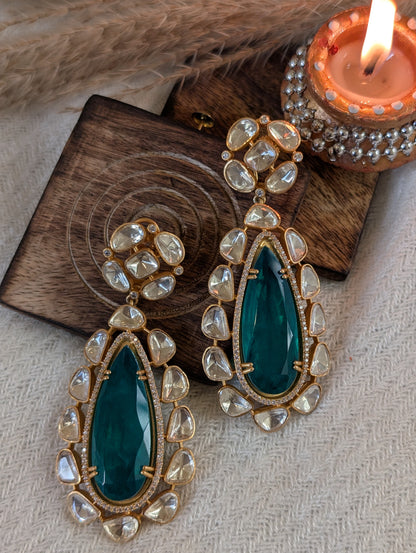 Kaia Emerald Drop Earrings