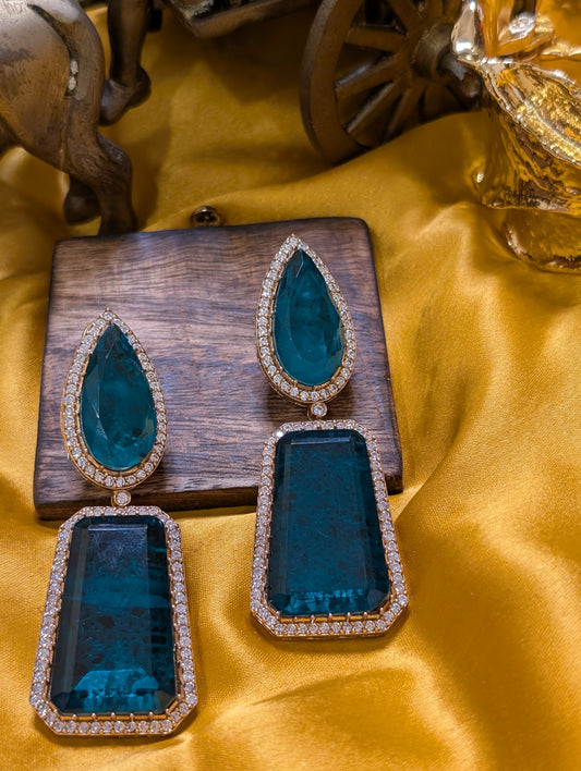 Maze Radiance Drop Earrings