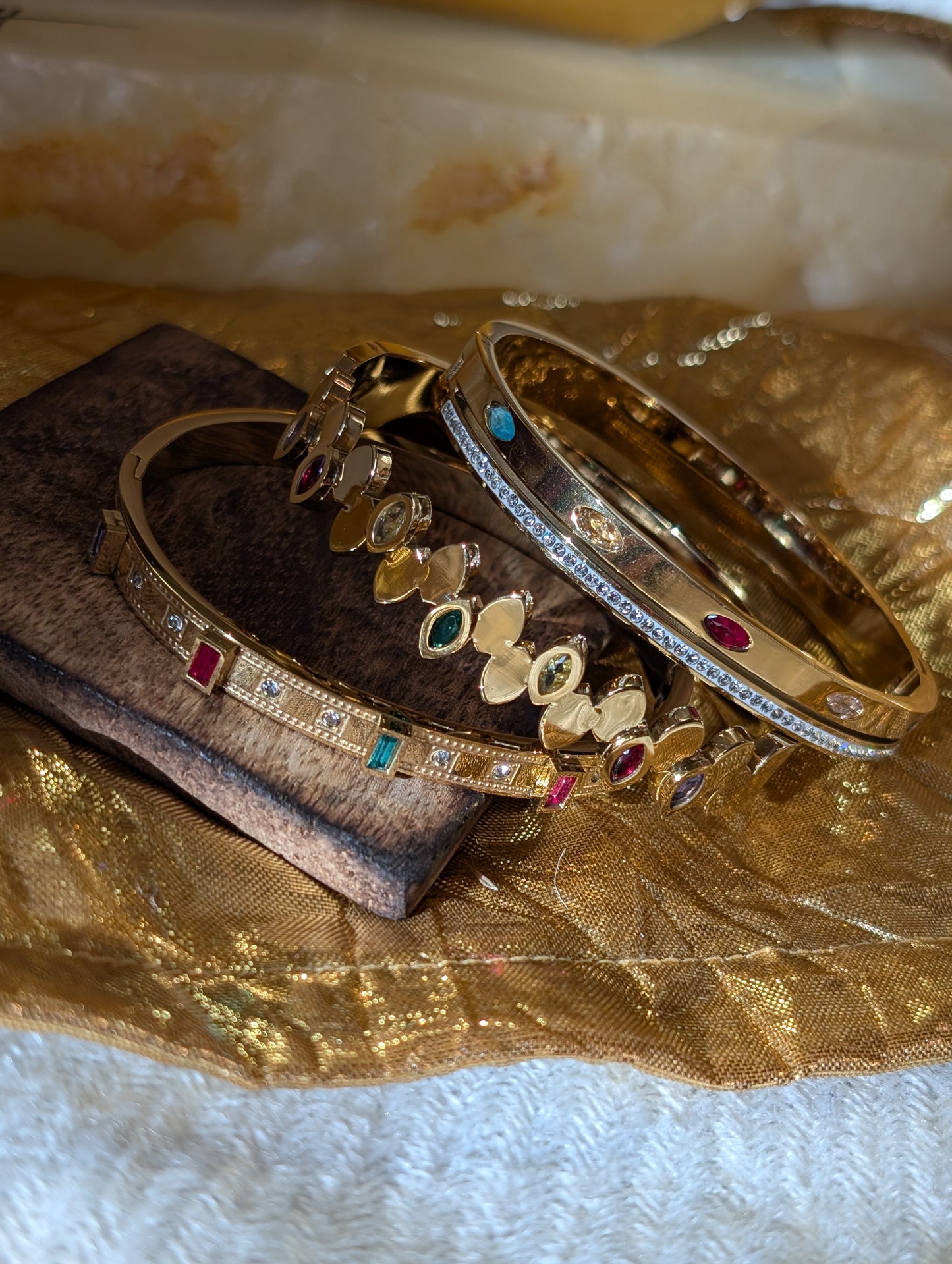 Astrid’s Imperial Gem Bangle Set