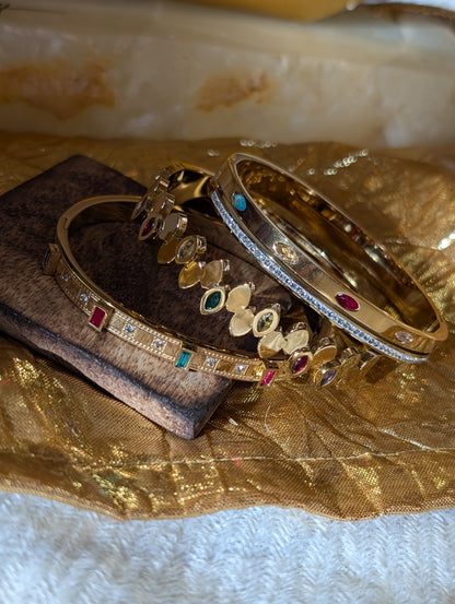 Astrid’s Imperial Gem Bangle Set