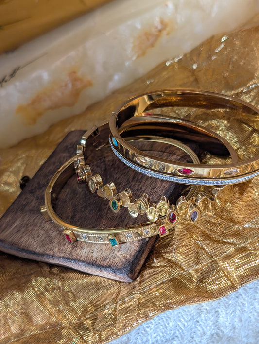 Astrid’s Imperial Gem Bangle Set