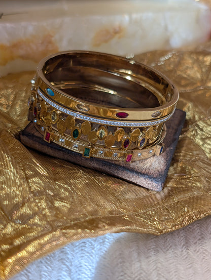 Astrid’s Imperial Gem Bangle Set