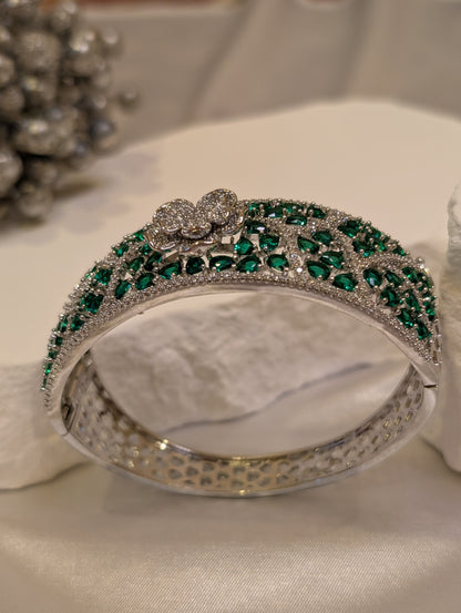 Emerald Bloom Cuff