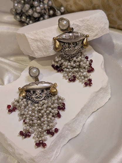 Graceful Pearl Symphony Earrings