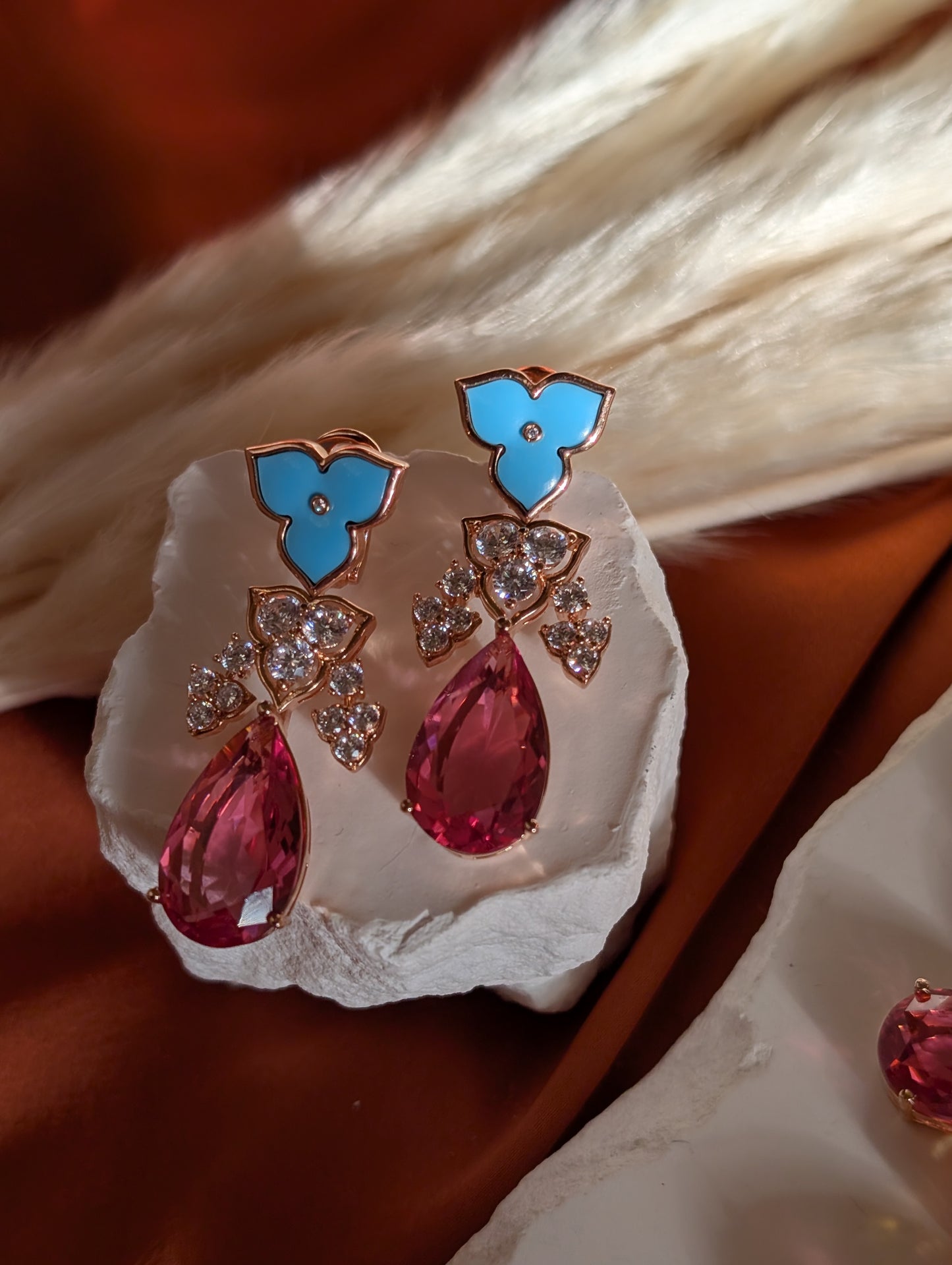 Imperial Bloom Symphony Necklace Set