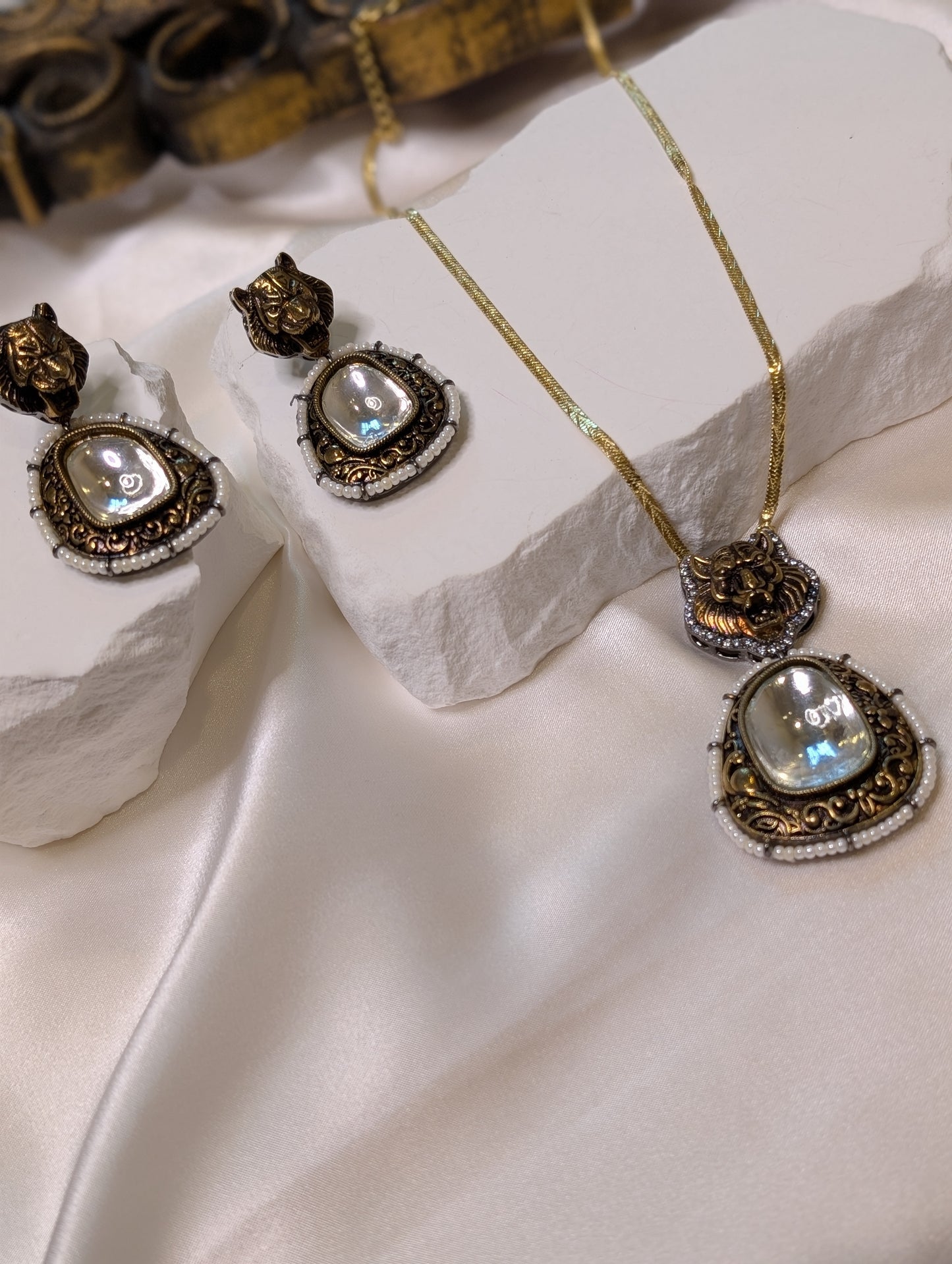 Samiyar Victorian Polki Necklace