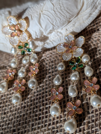 Fleur d’Amour Cascade Earrings