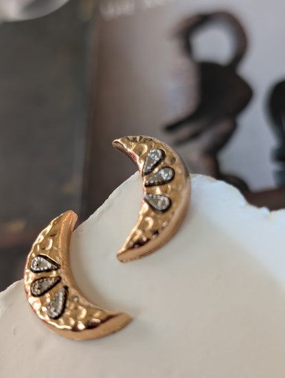 Celestial Crescent Earrings