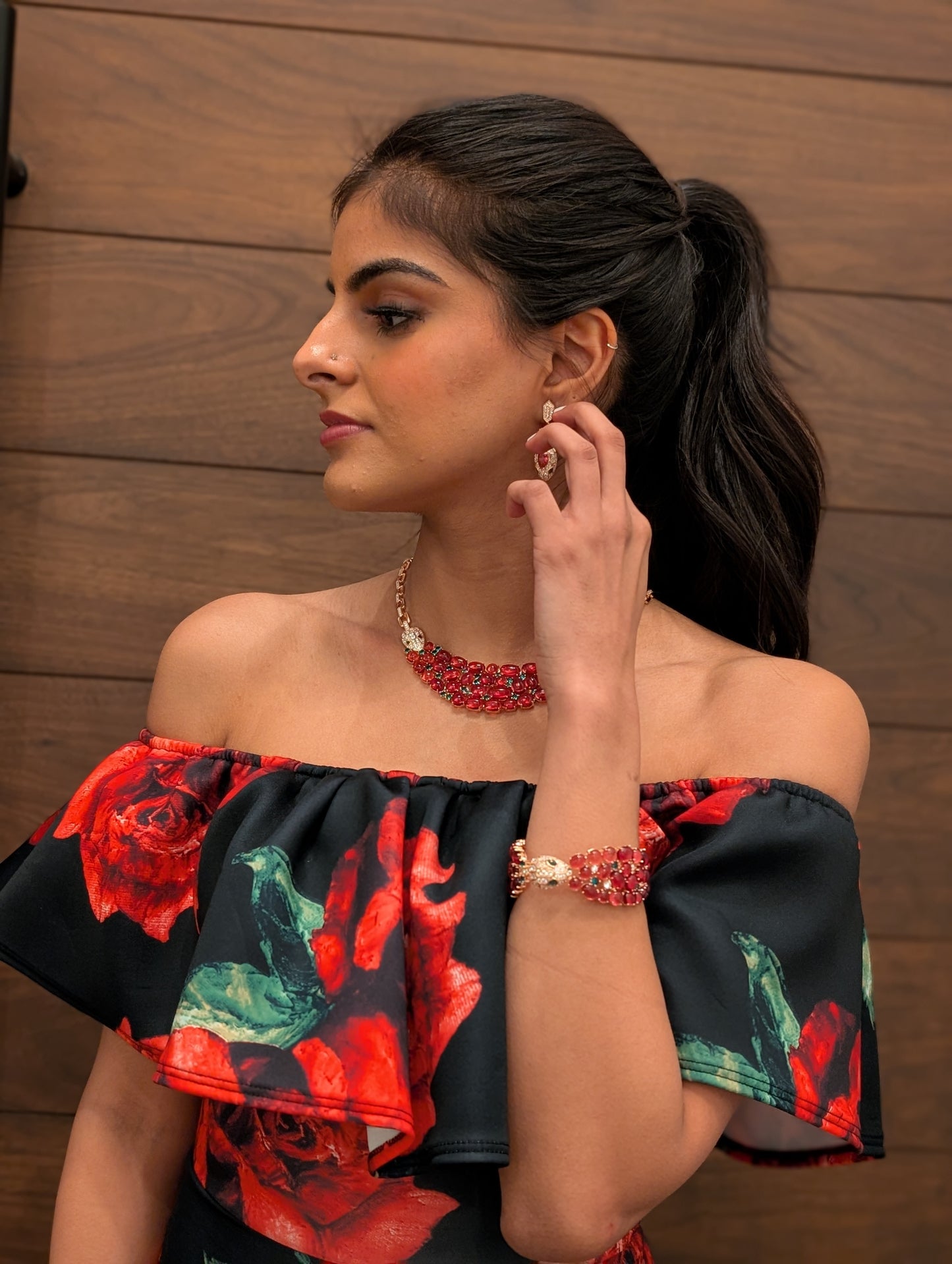 Crimson Majesty Set (With Bracelet)