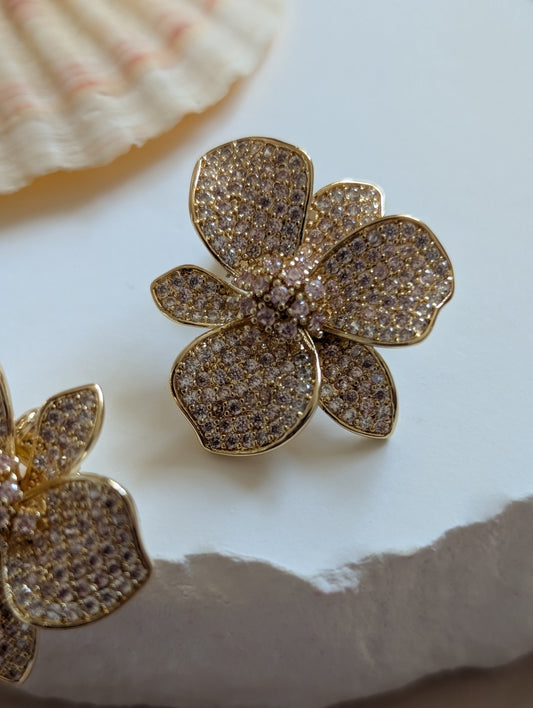 Zahra Radiant Bloom Studs