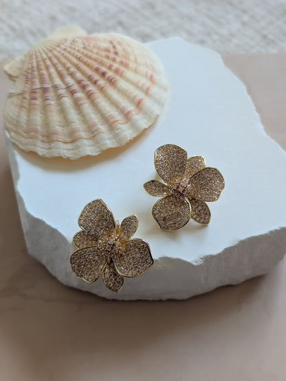 Zahra Radiant Bloom Studs