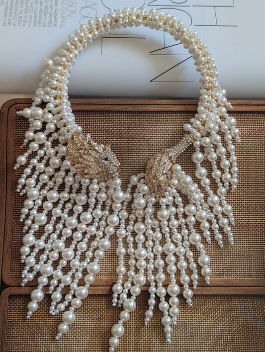 Regal Cascade Pearl Choker