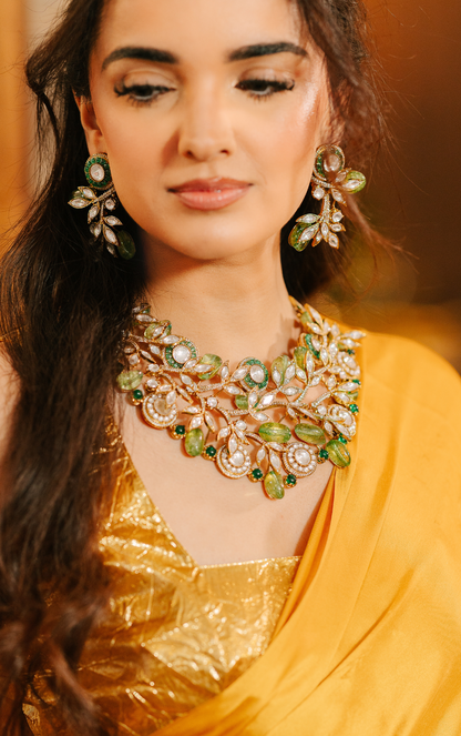 The Liora Polki Necklace Set