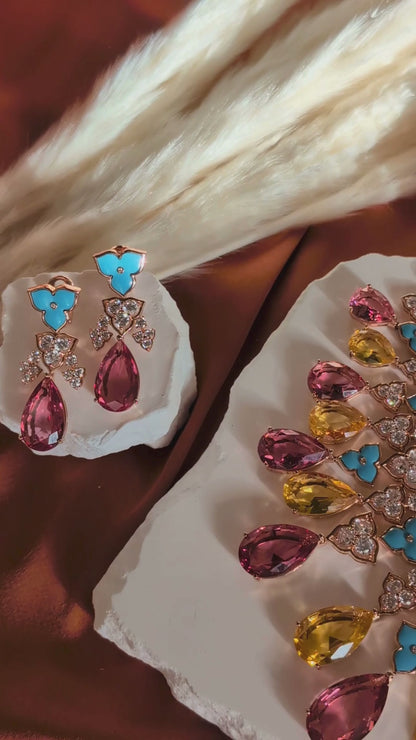 Imperial Bloom Symphony Necklace Set