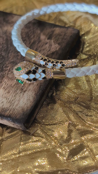 Serpent's Whisper Bangle