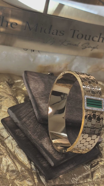 Elara Ivy Mosaic Cuff